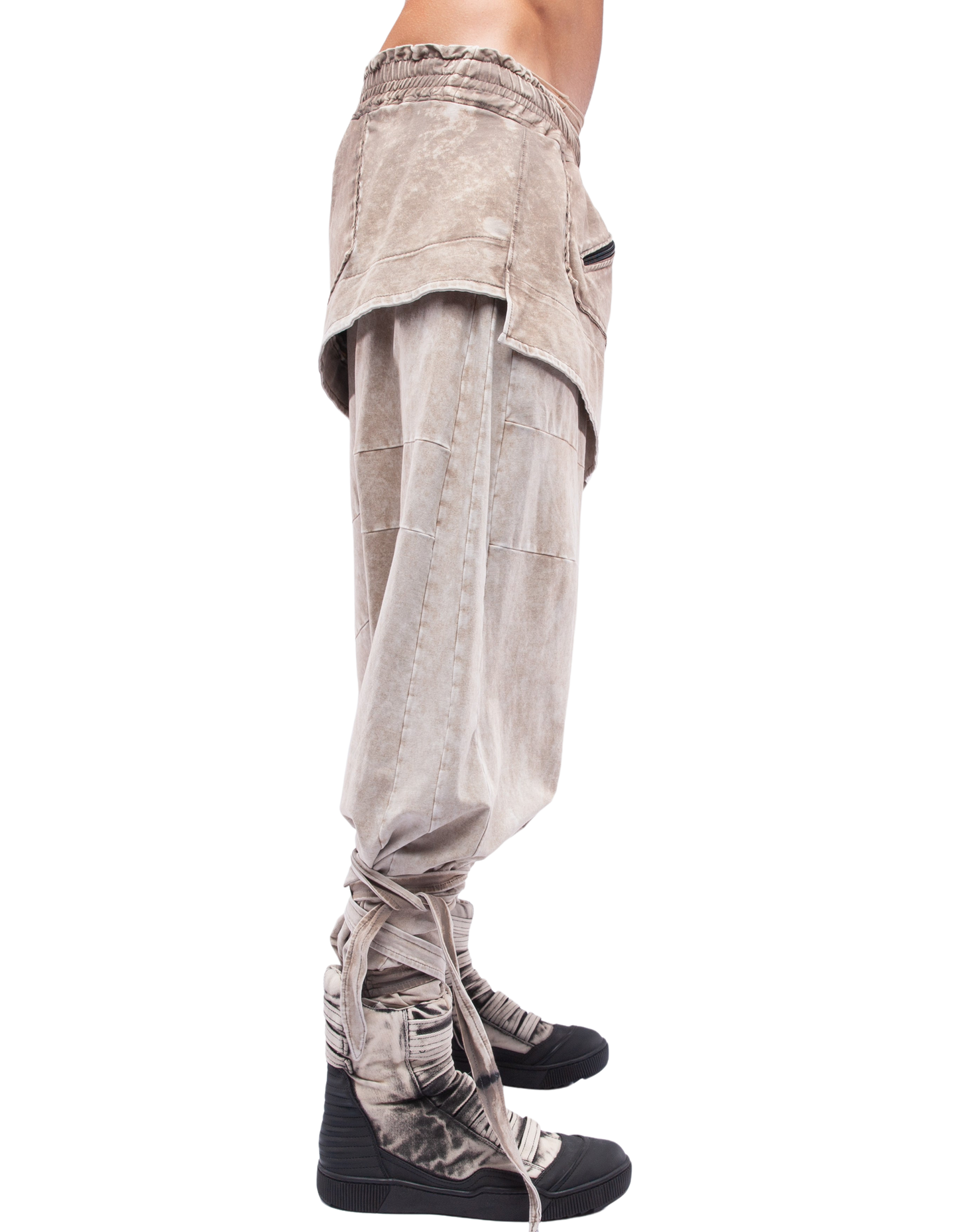 DEMOBAZA | Trousers Deep Become | Limited Edition | Asymmetrical Avant-Garde Pants