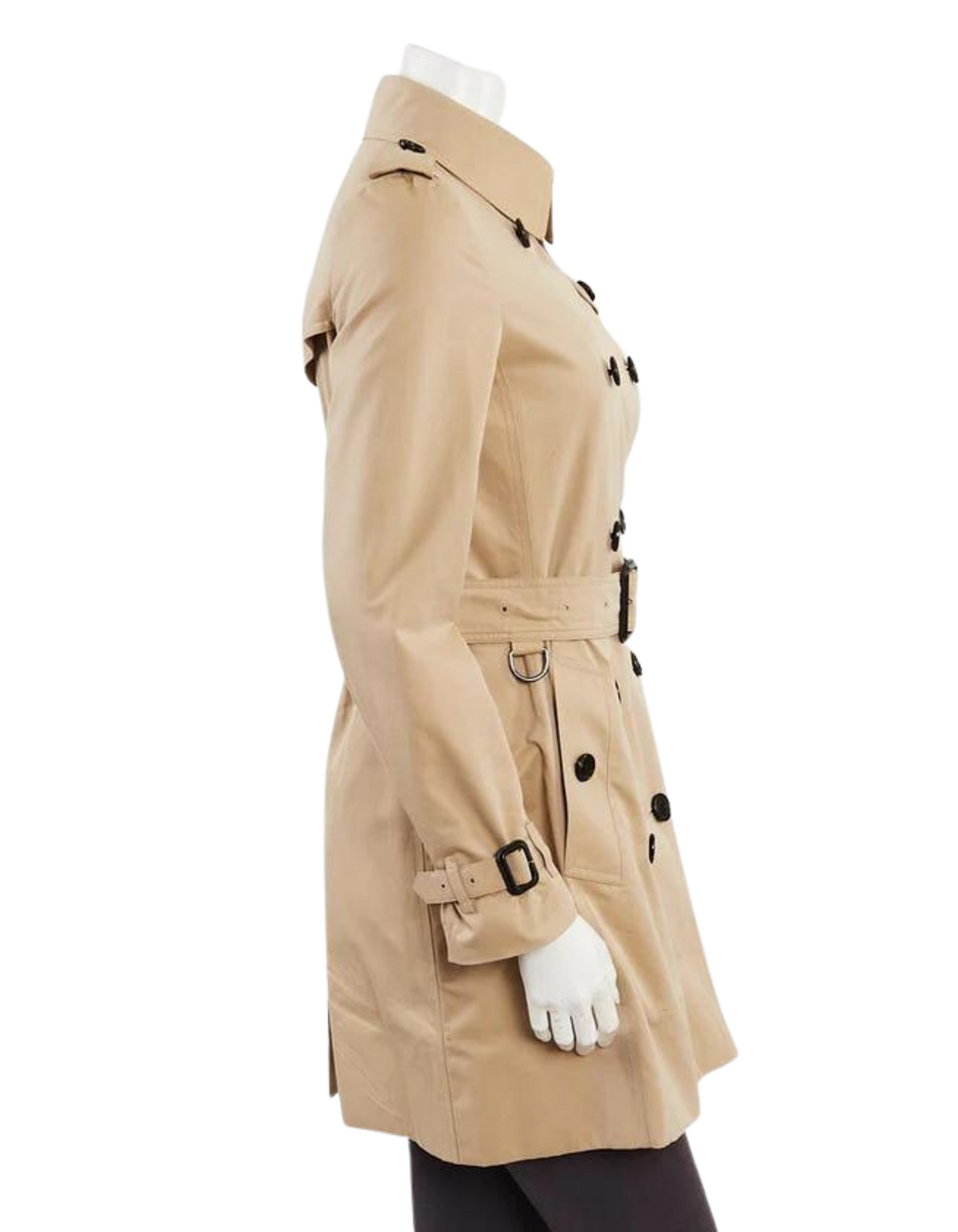 Burberry Beige Cotton Trench Coat | Size 2/36