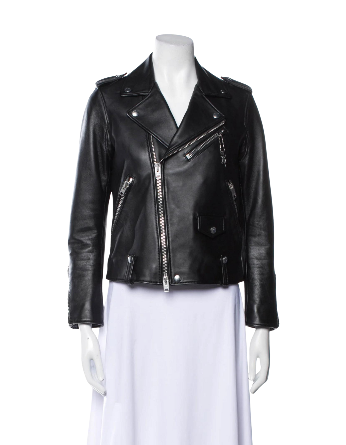 Coach 1941 Lamb Leather Biker Jacket